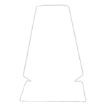 Sv. Vasilije Ostroški (2D) poklon u kristalu